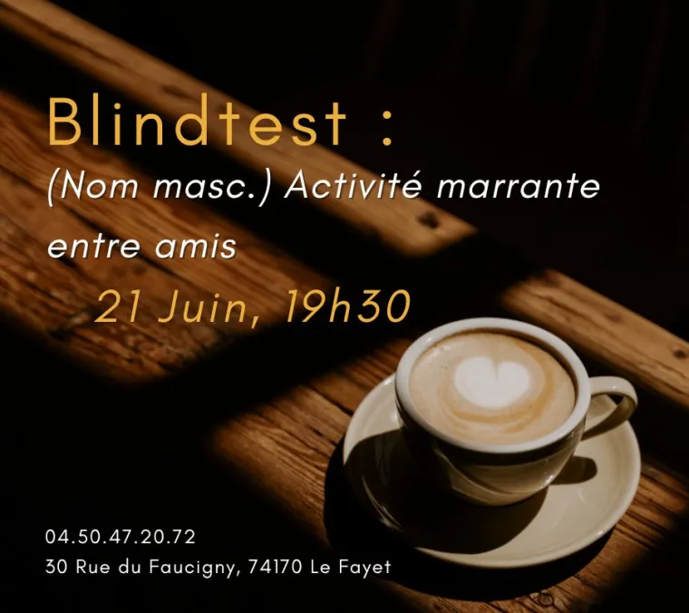 Blindtest au Lovegood café pour la fête de la musique !
